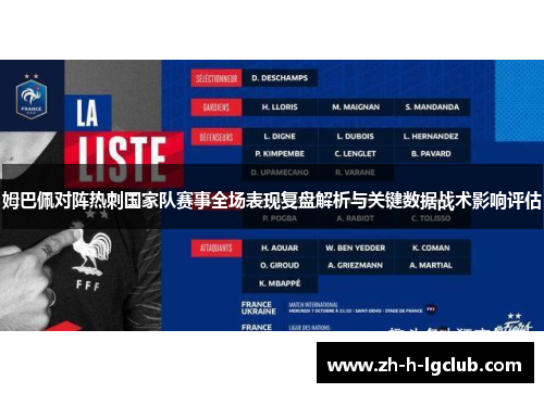 姆巴佩对阵热刺国家队赛事全场表现复盘解析与关键数据战术影响评估 姆巴佩对阵热刺国家队赛事全场表现复盘解析与关键数据战术影响评估